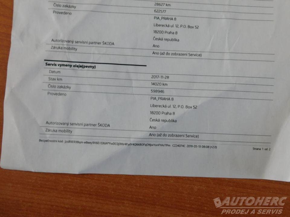 Škoda Octavia III 1.4 TSi CNG