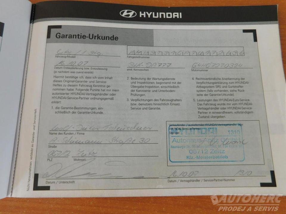 Hyundai Getz 1.1 i 49 kw 1.maj. sk.