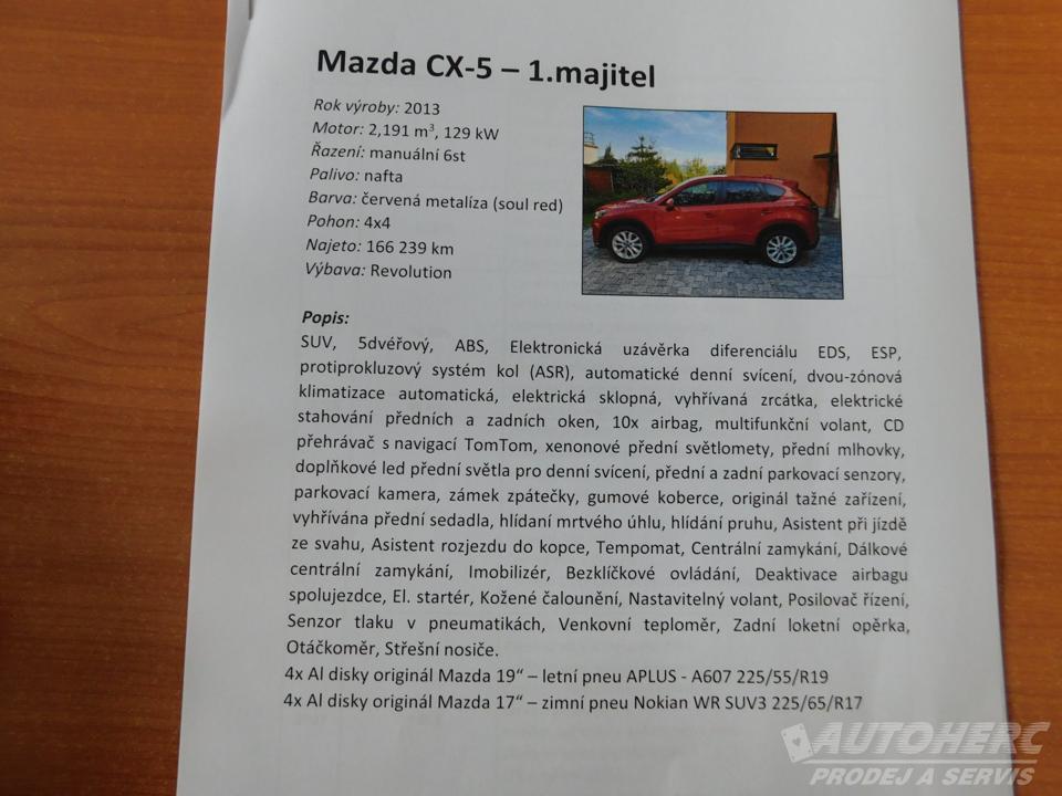Mazda CX-5 2.2 D 4x4 ČR