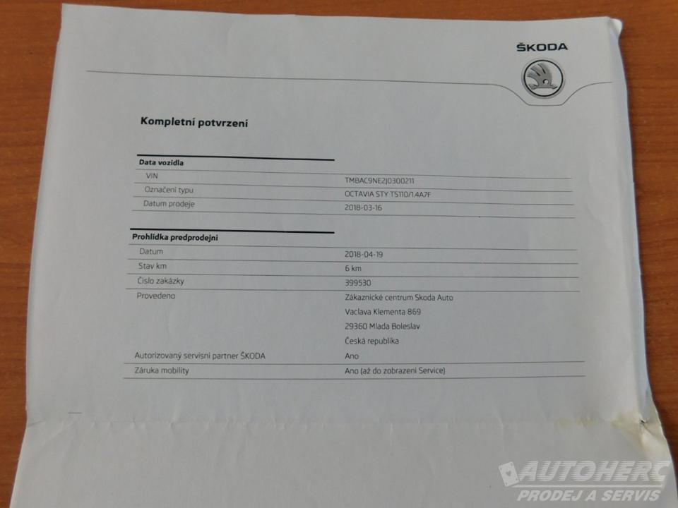 Škoda Octavia III 1.4 TSi 103kW