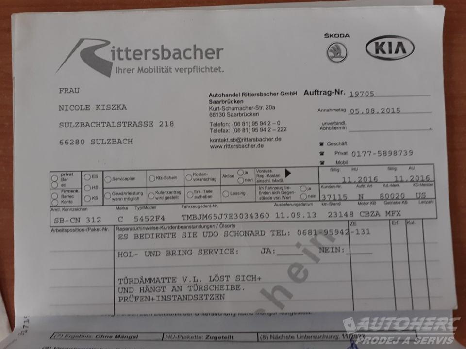 Škoda Fabia II Kombi 1.2 TSi