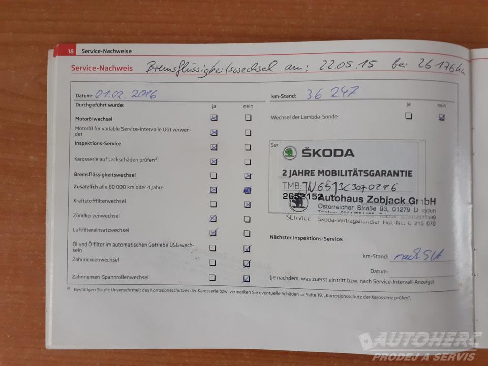 Škoda Fabia KOMBI 1.2 TSi
