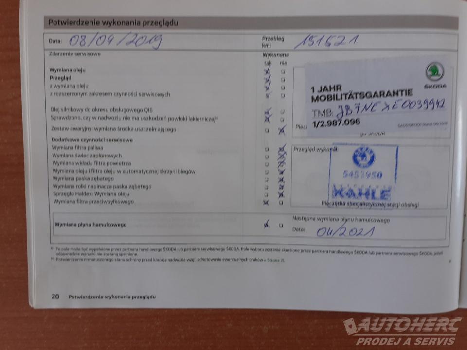 Škoda Octavia KOMBI 1.2 TSi