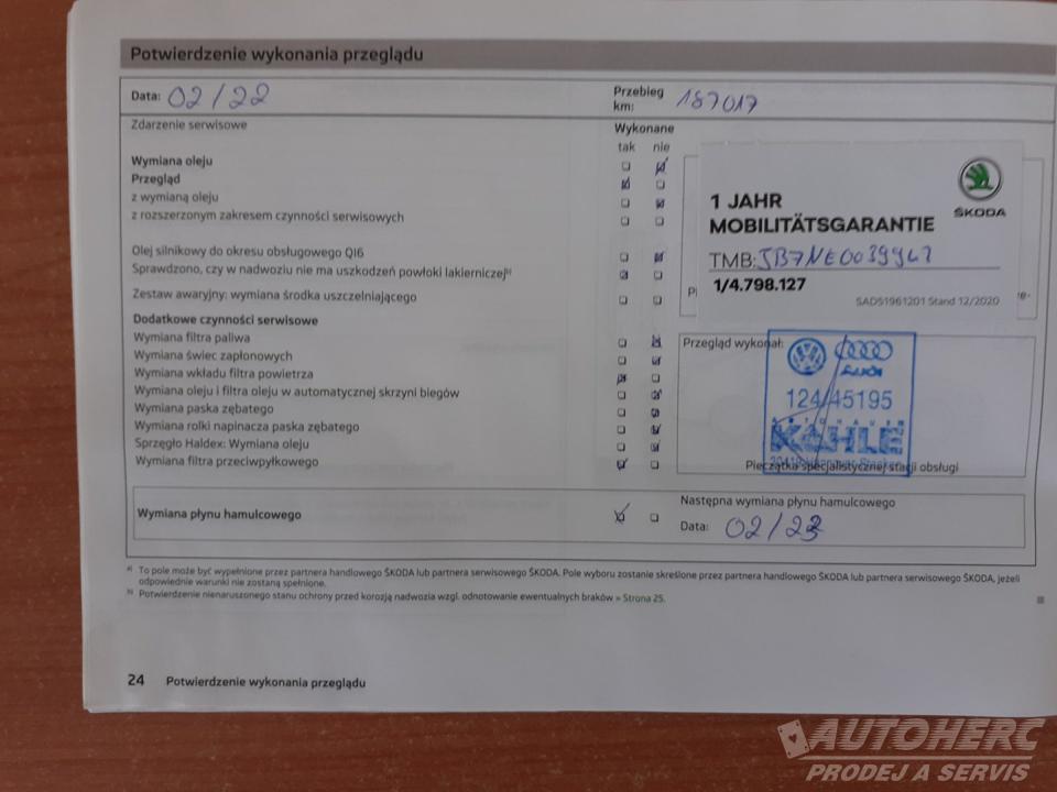 Škoda Octavia KOMBI 1.2 TSi