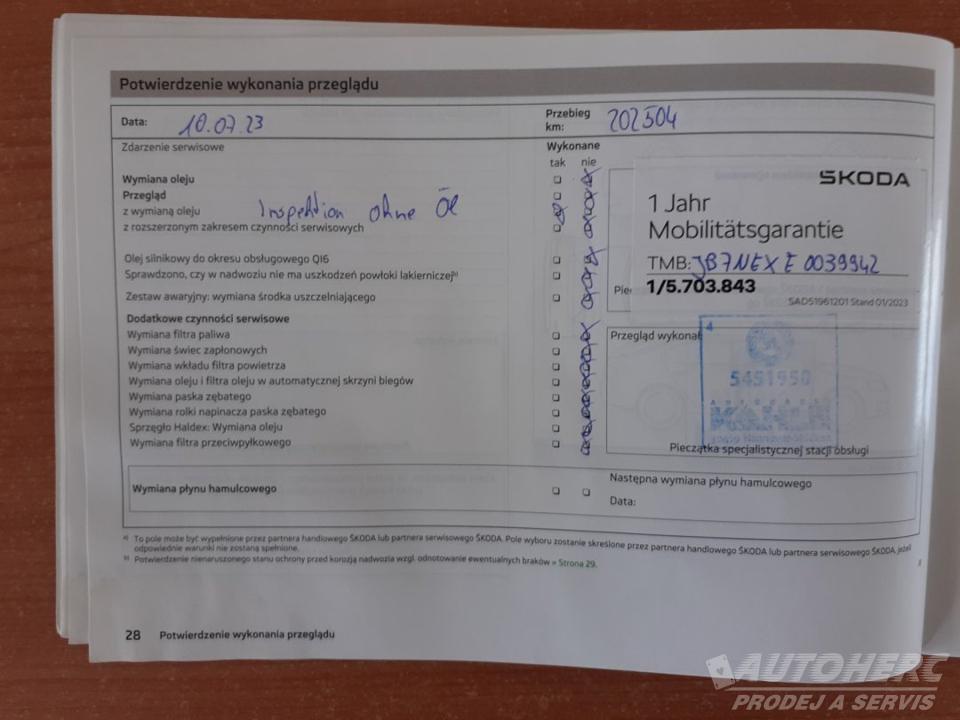 Škoda Octavia KOMBI 1.2 TSi