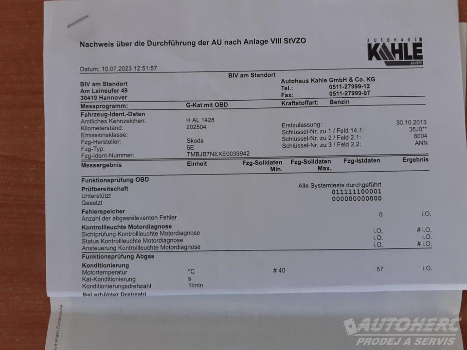 Škoda Octavia KOMBI 1.2 TSi