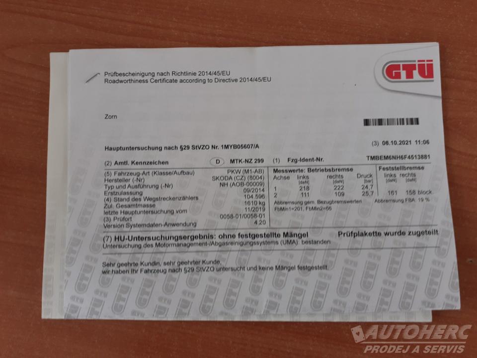 Škoda Rapid 1.2 TSi Ambiente
