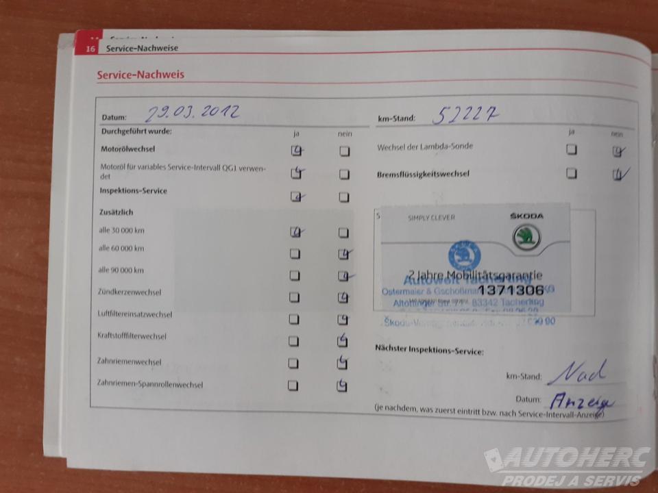 Škoda Roomster 1.6 16V