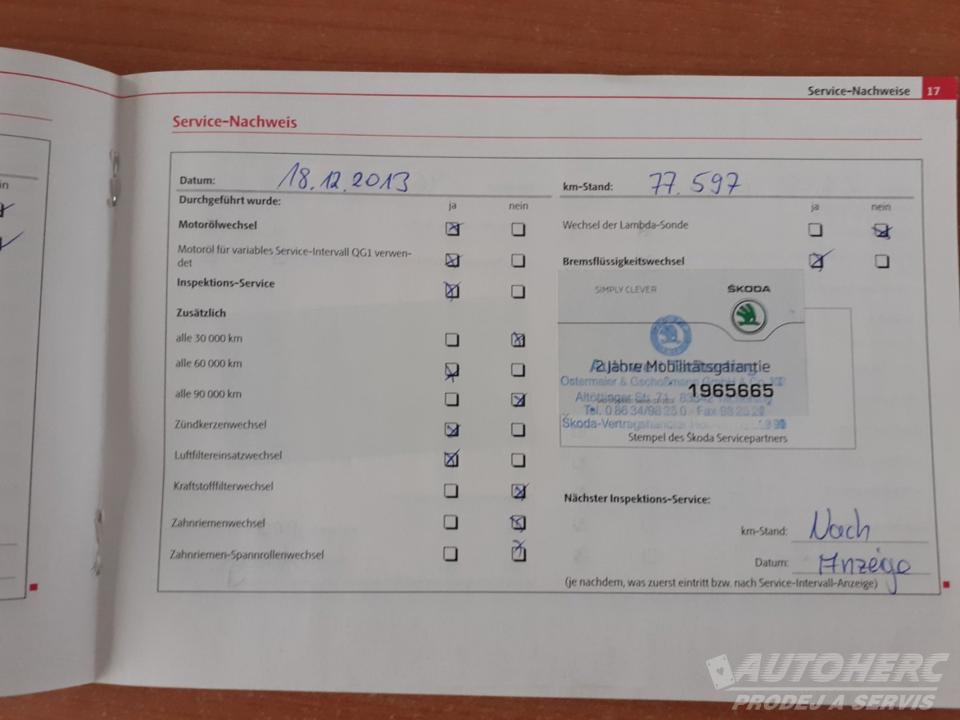 Škoda Roomster 1.6 16V