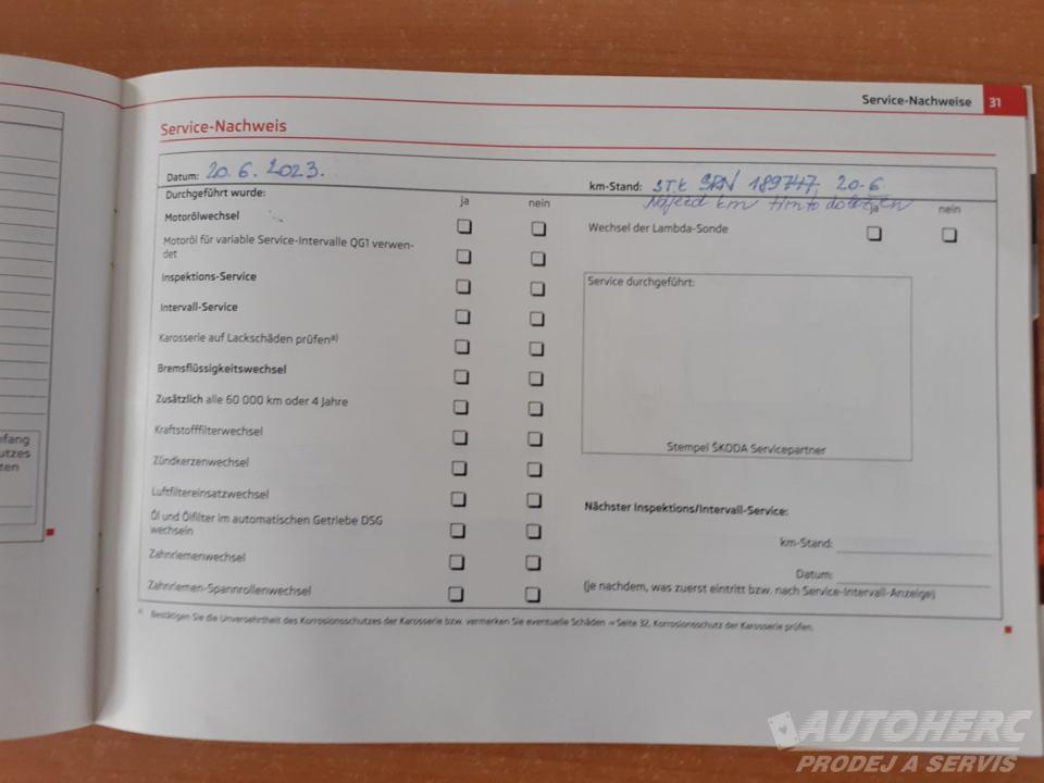 Škoda Superb KOMBI 2.0 TDi DSG