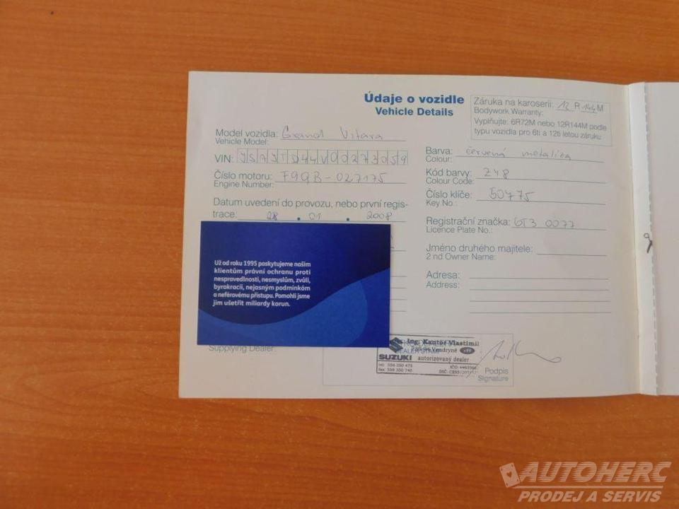 Suzuki Grand Vitara 1.9 d 4x4 ČR