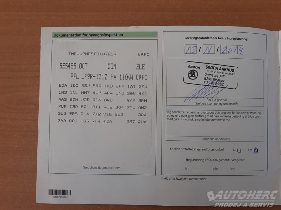 Škoda Octavia III Kombi 2.0 TDi 110kW