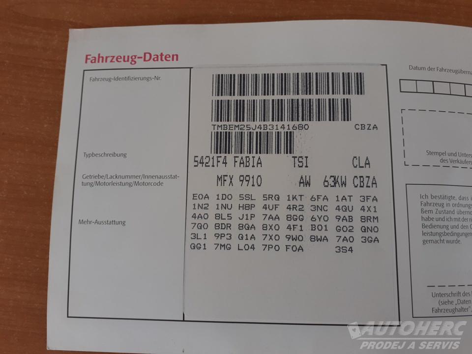 Škoda Fabia 1.2 TSi 63 Kw