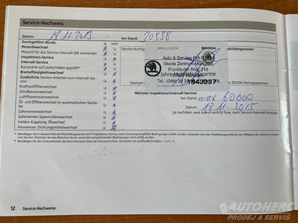Škoda Fabia II 1.2 TSi 1.MAJ