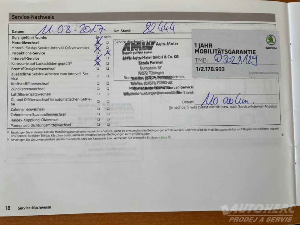 Škoda Fabia II 1.2 TSi 1.MAJ