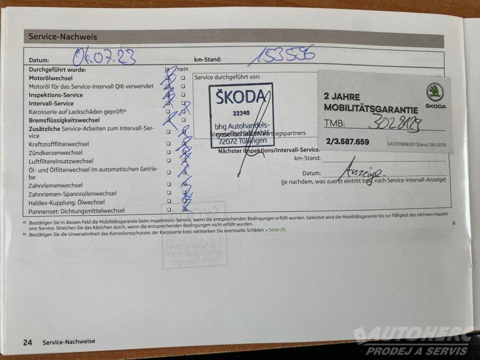 Škoda Fabia II 1.2 TSi 1.MAJ