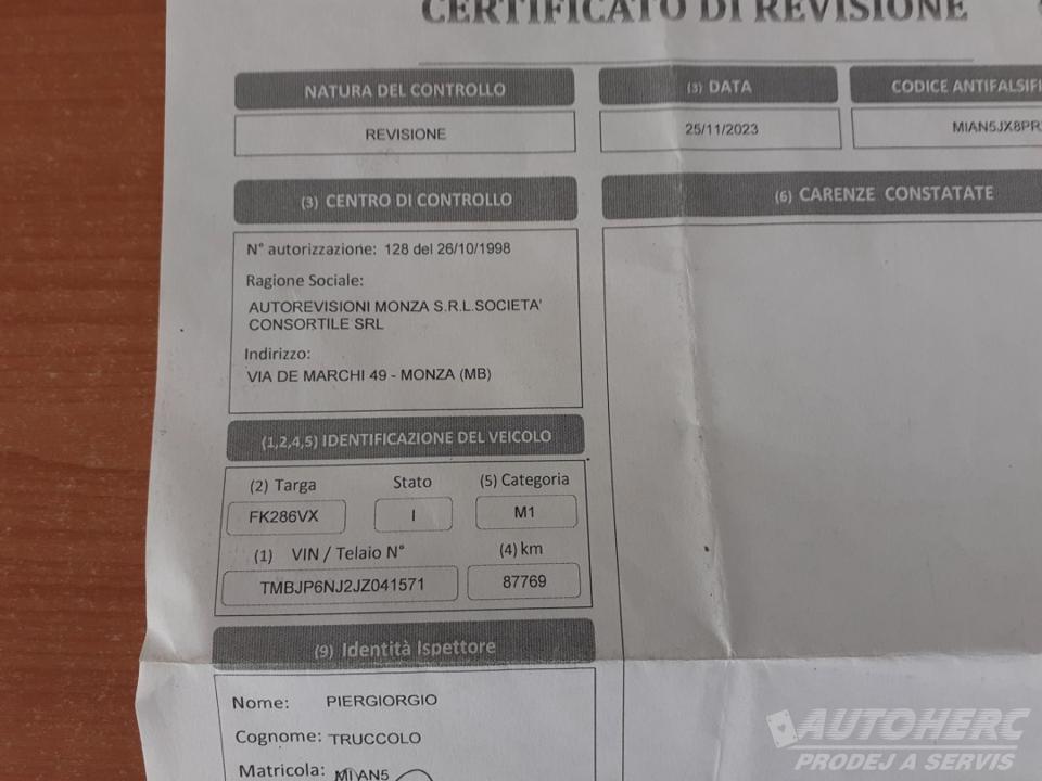 Škoda Fabia III KOMBI  1.0 TSi
