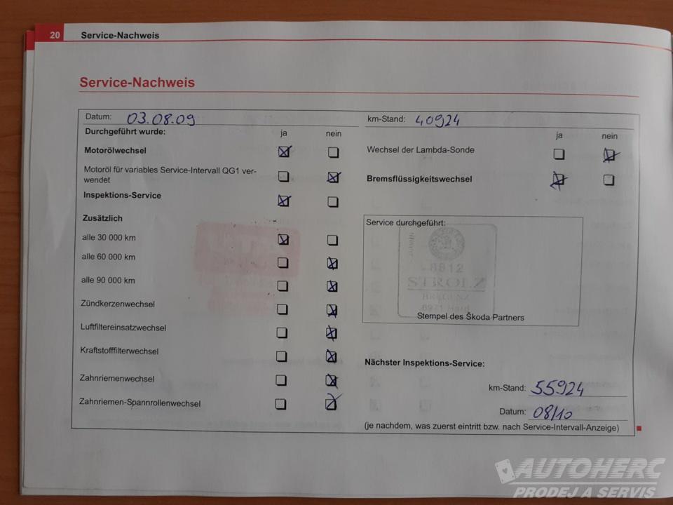 Škoda Fabia KOMBI 1.4 16V