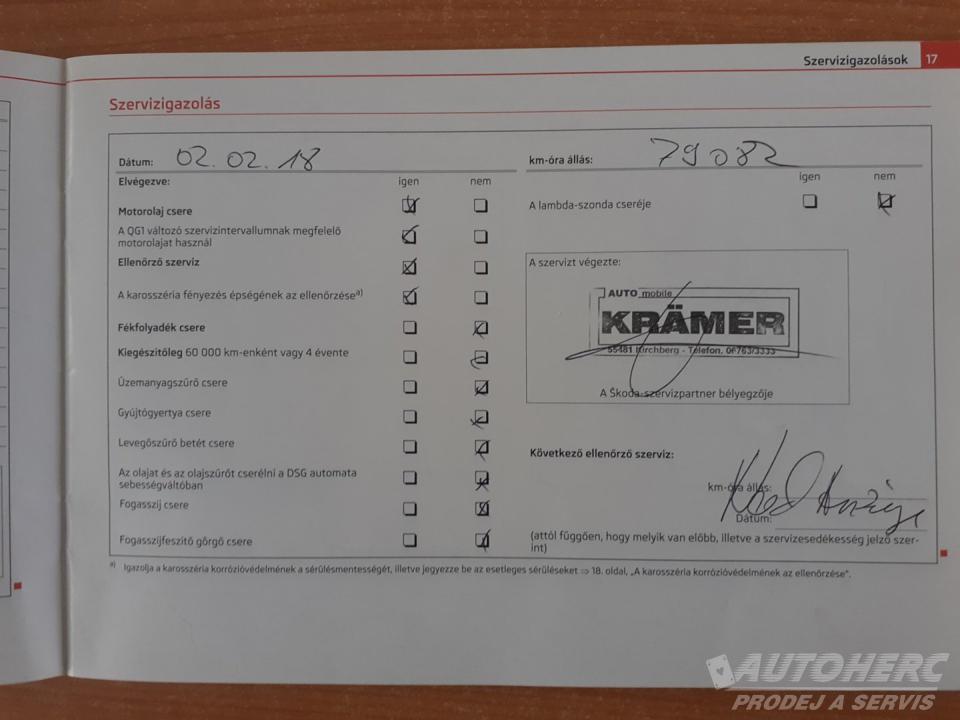 Škoda Octavia KOMBI 1.4 TSi 1.MAJ