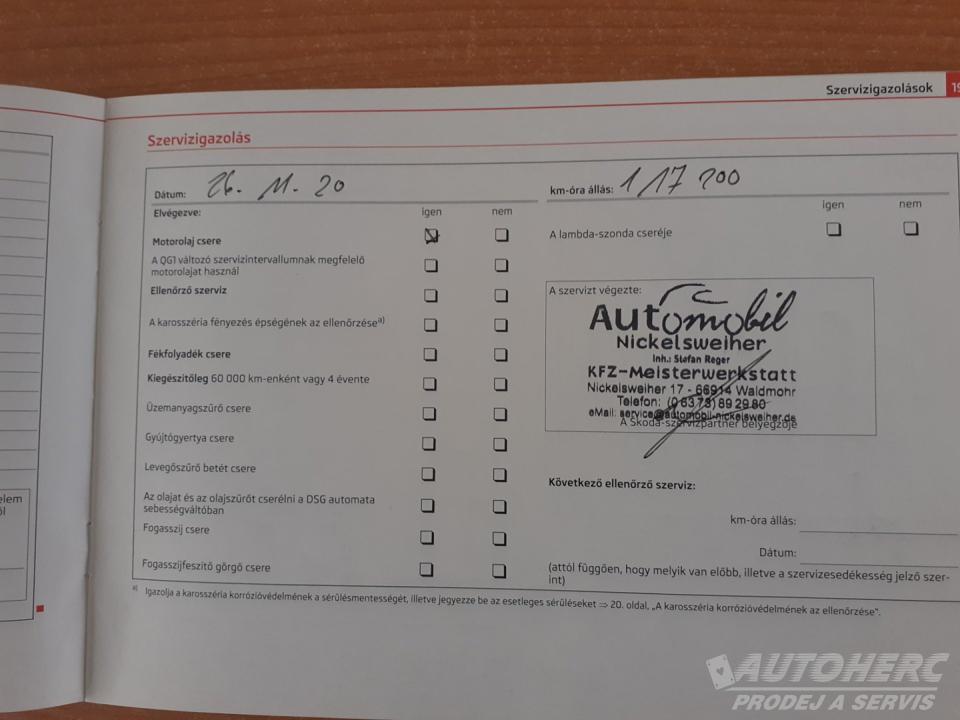 Škoda Octavia KOMBI 1.4 TSi 1.MAJ