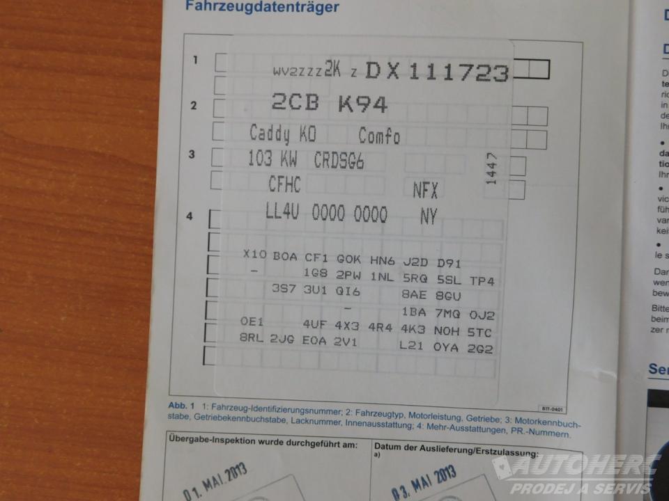Volkswagen Caddy 2.0 TDi 7-MÍST