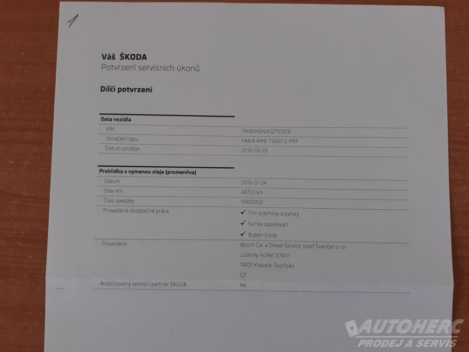 Škoda Fabia 1.2 TSi LPG  AMB