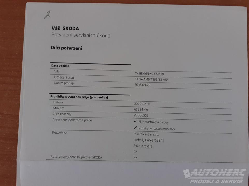 Škoda Fabia 1.2 TSi LPG  AMB