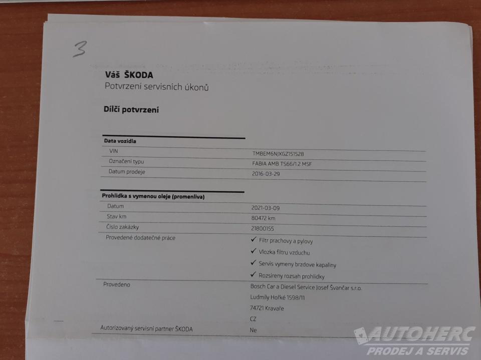 Škoda Fabia 1.2 TSi LPG  AMB