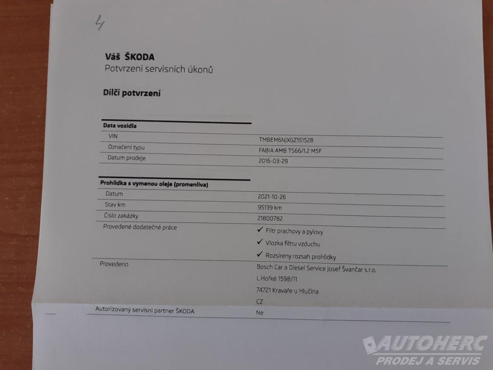 Škoda Fabia 1.2 TSi LPG  AMB