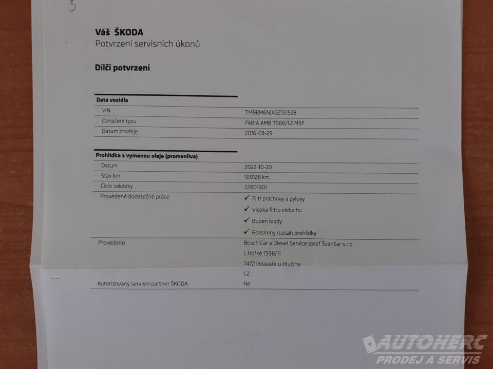 Škoda Fabia 1.2 TSi LPG  AMB