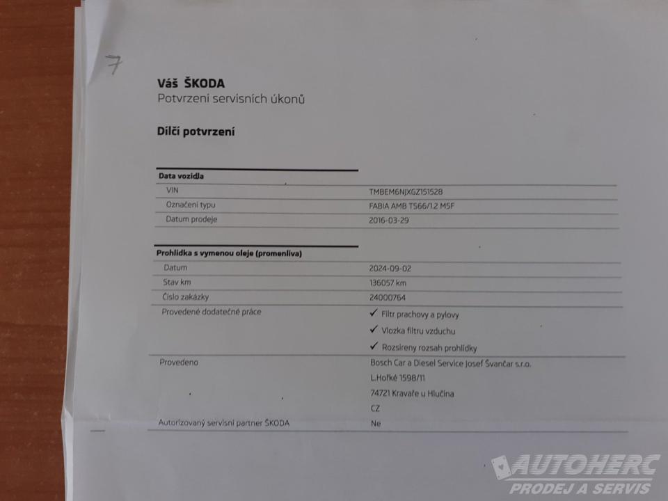 Škoda Fabia 1.2 TSi LPG  AMB
