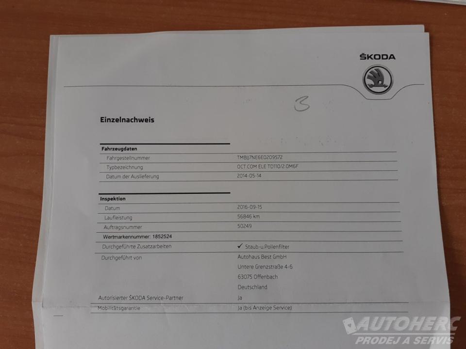 Škoda Octavia III Kombi 2.0 TDi 110kW