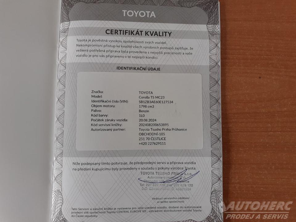 Toyota Corolla 1.8 HEV 140K TS STYLE