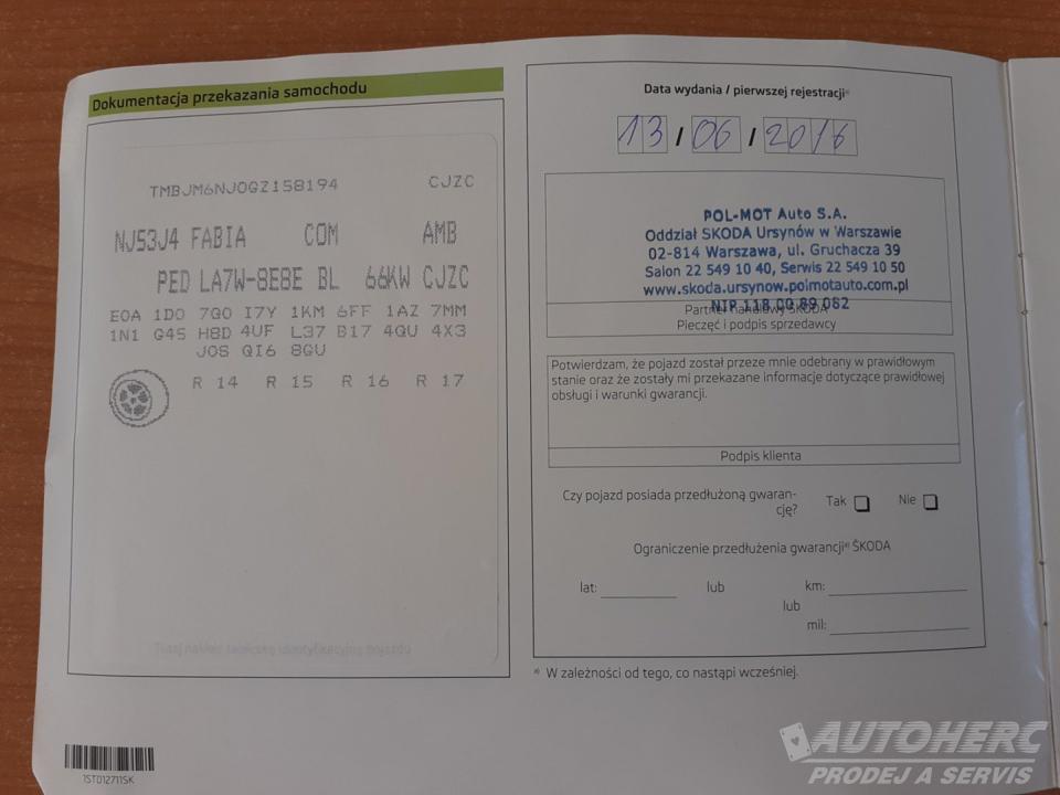 Škoda Fabia 1.2 TSi  KOMBI