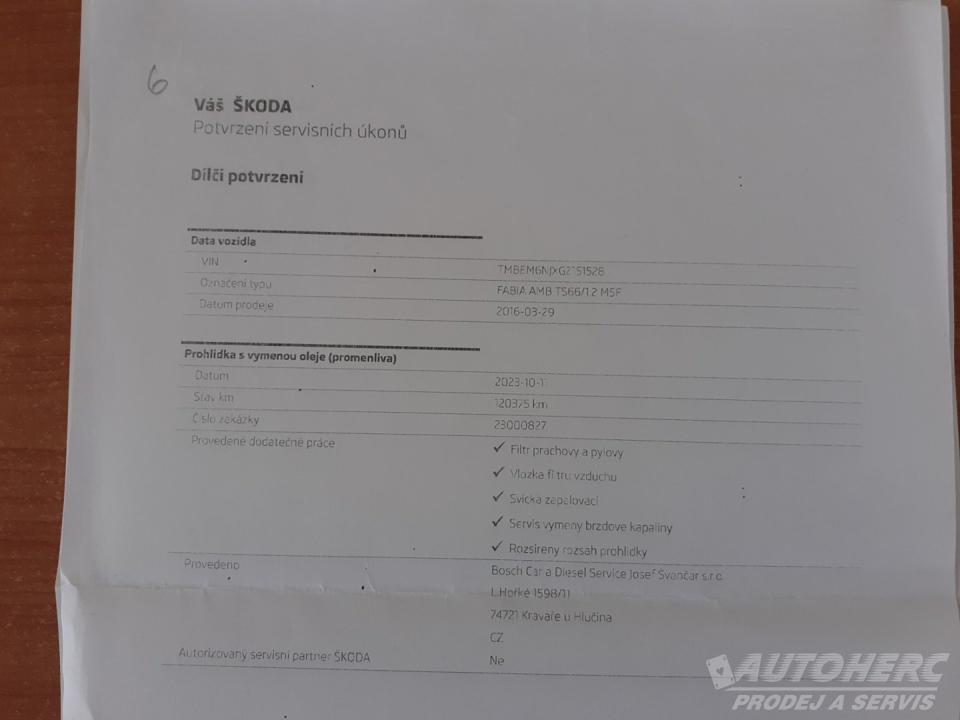 Škoda Fabia 1.2 TSi LPG  AMB