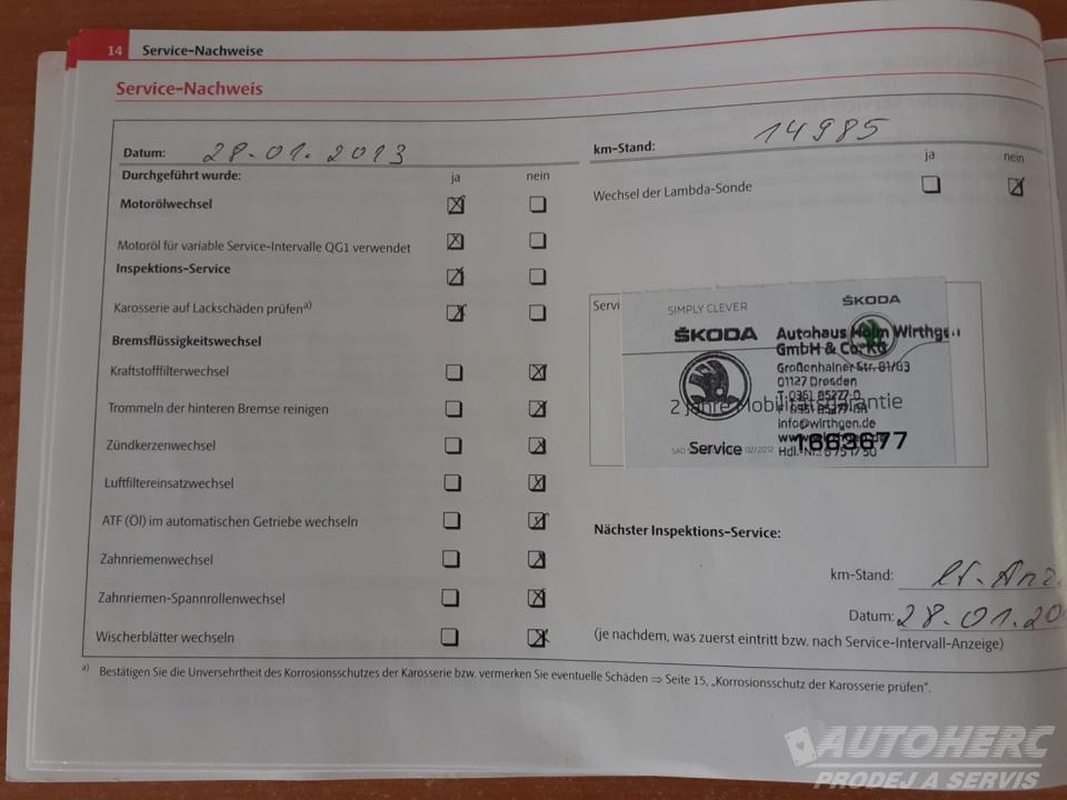 Škoda Fabia KOMBI 1.2 TSi AMB