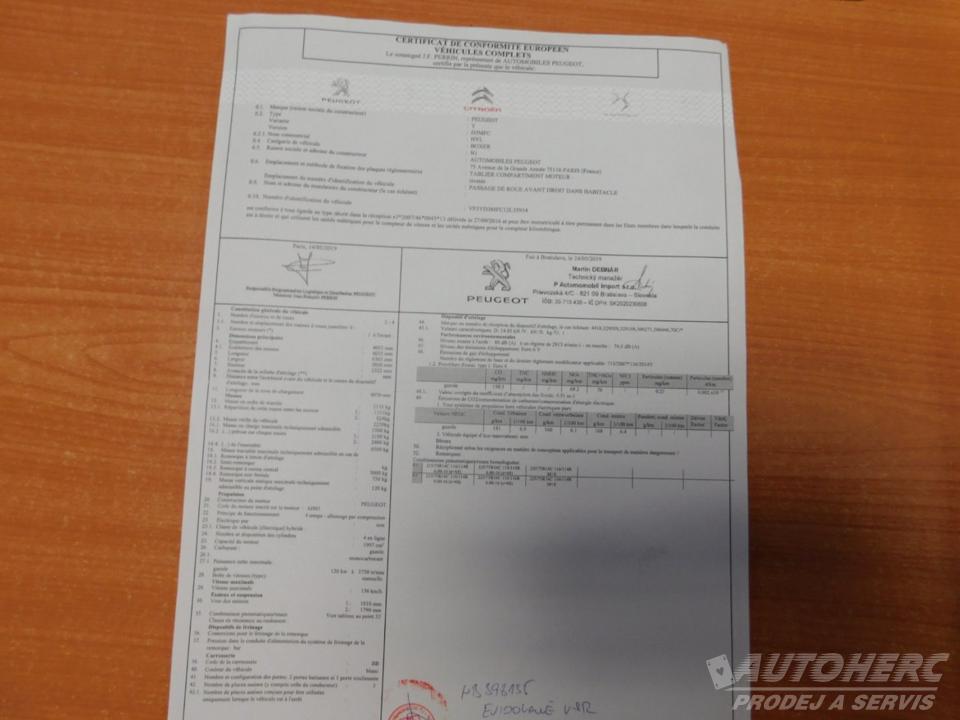 Peugeot Boxer 2.0 HDi L4 H2