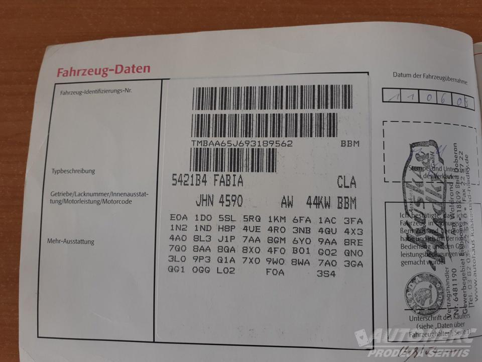 Škoda Fabia II 1.2 HTP