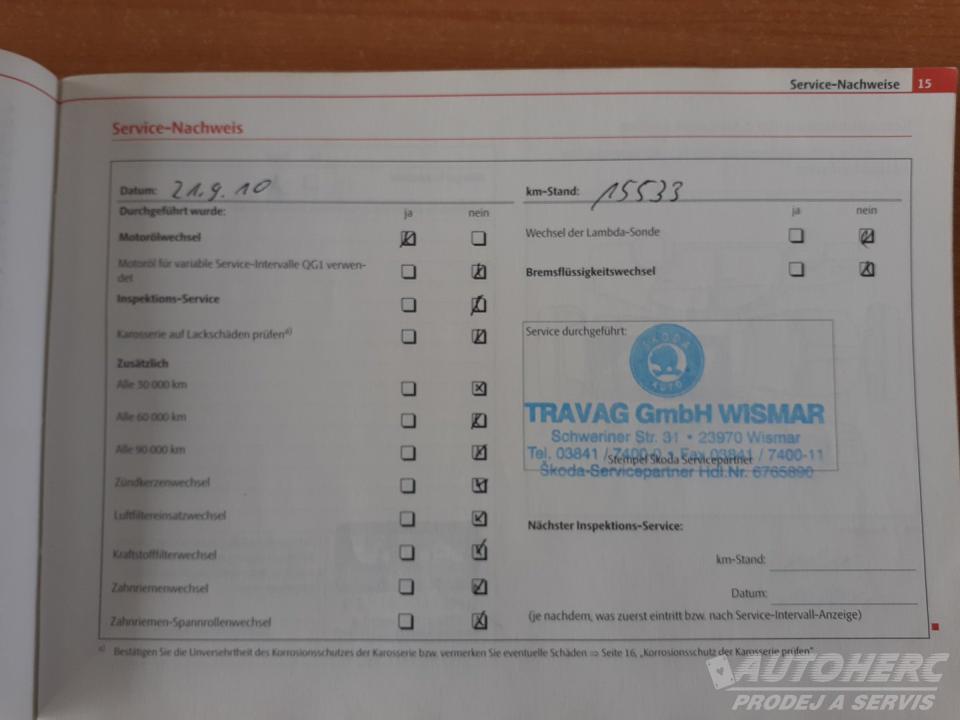 Škoda Fabia II 1.2 HTP