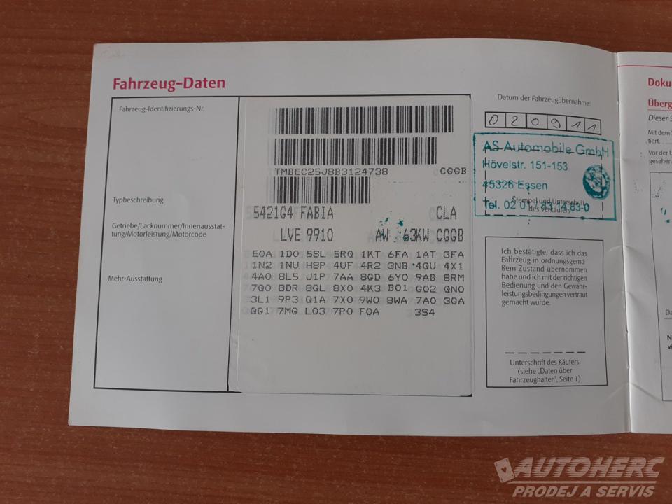 Škoda Fabia II 1.4 16V 63kW