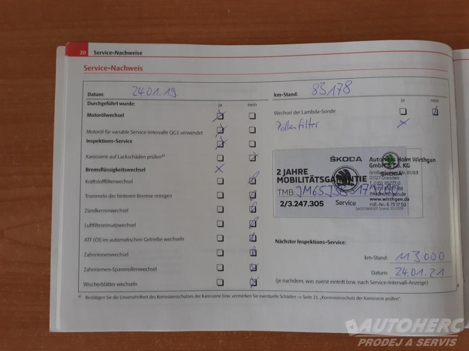 Škoda Fabia KOMBI 1.2 TSi AMB