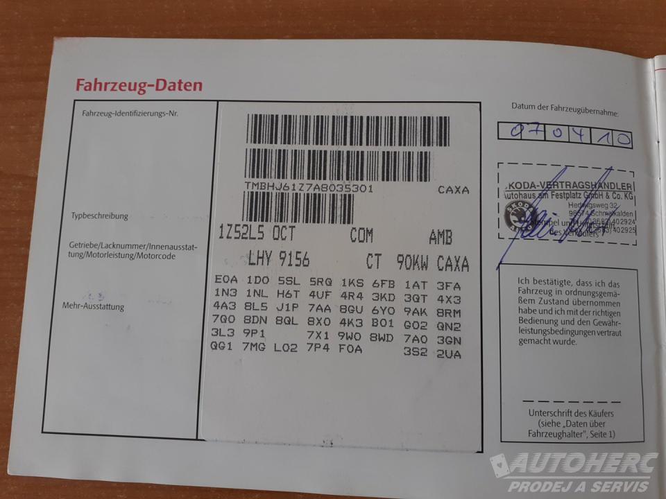 Škoda Octavia II KOMBI 1.4 TSi