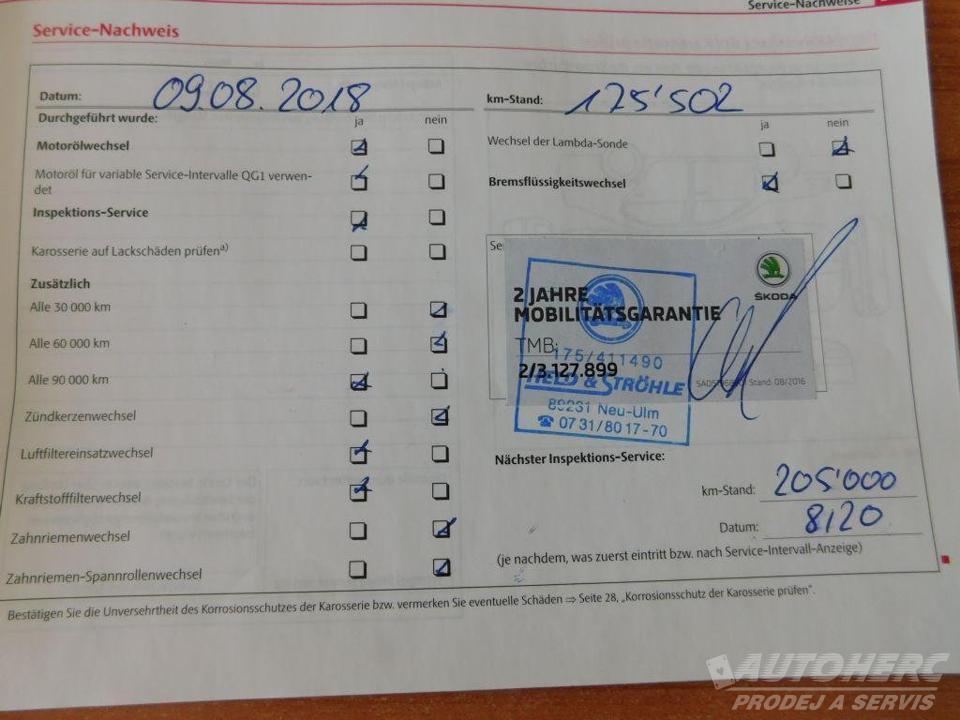 Škoda Superb II Kombi 2.0 TDi