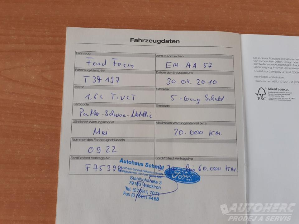 Ford Focus 1.6 16V  TITANIUM