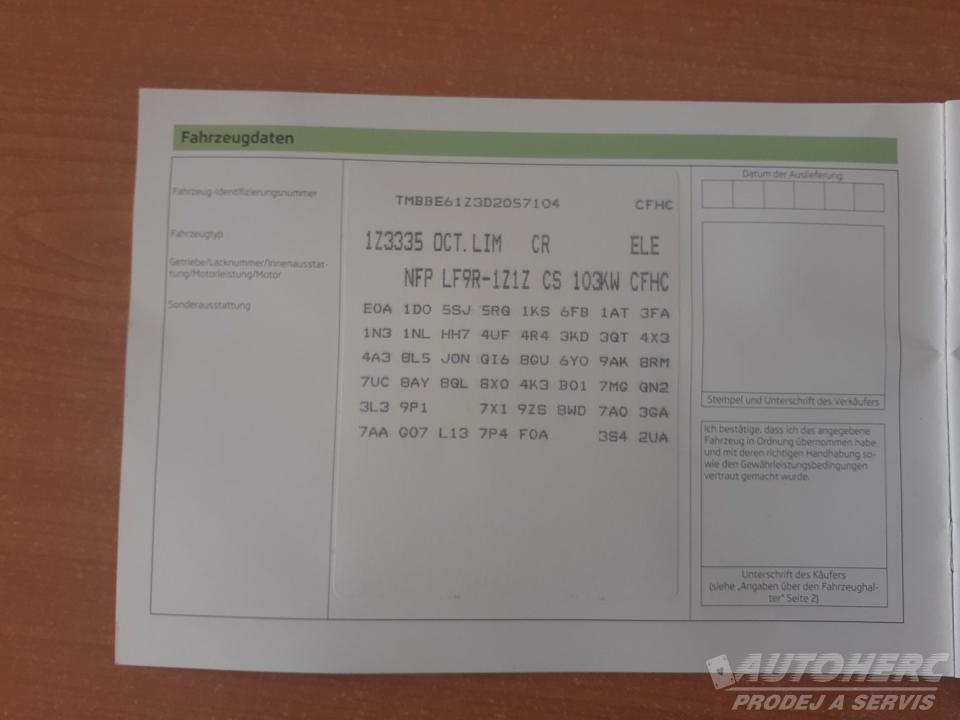 Škoda Octavia 2.0 TDi ELEGANCE