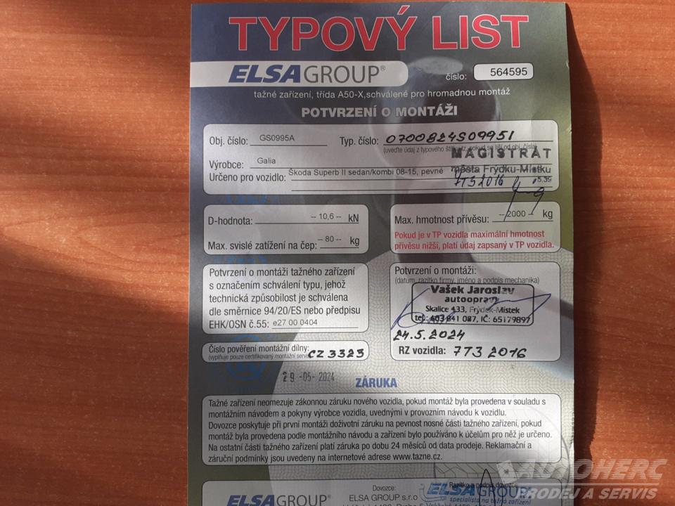 Škoda Superb 2.0 TDi Elegance