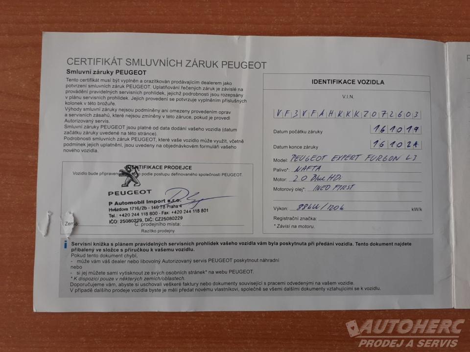 Peugeot Expert 2.0 HDi L3 AC, tempo