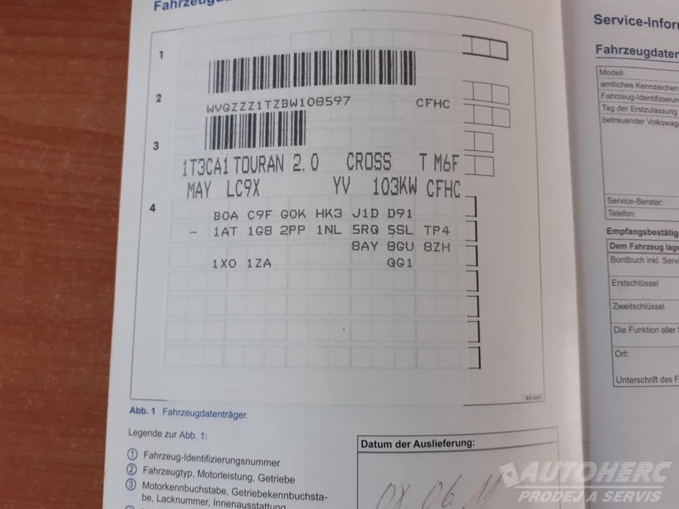 Volkswagen Touran 2.0 TDi CROSS