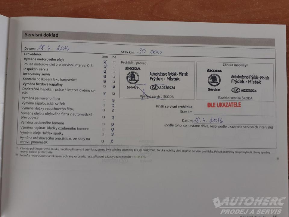 Škoda Octavia KOMBI 1.6 TDi 4x4 ČR