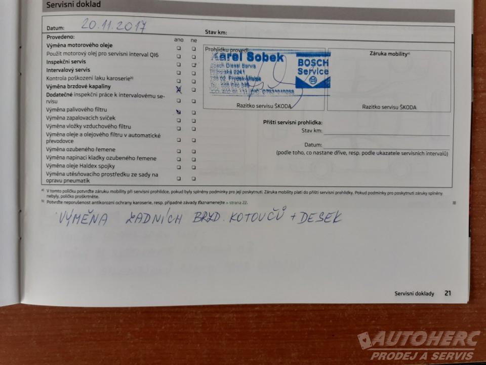 Škoda Octavia KOMBI 1.6 TDi 4x4 ČR